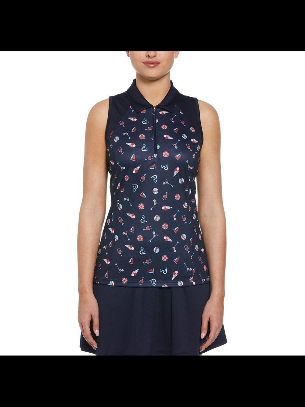 PGA Tour Golf Sleeveless Navy - Women’s M